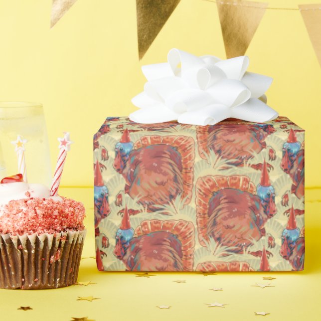 Turkey in the Straw Wrapping Paper (Birthday Party)