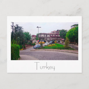 Turkey Istanbul Cityscape Street Architecture Postcard