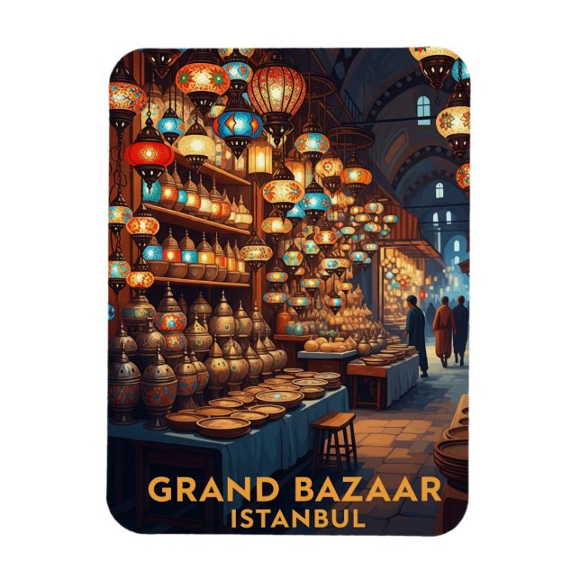 Turkey Istanbul Grand Bazaar Magnet (Vertical)
