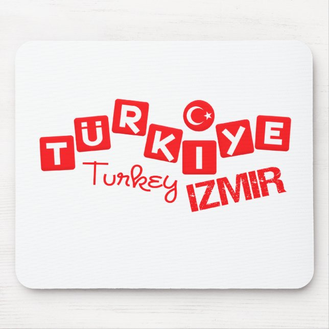 TURKEY IZMIR mousepad - customize (Front)