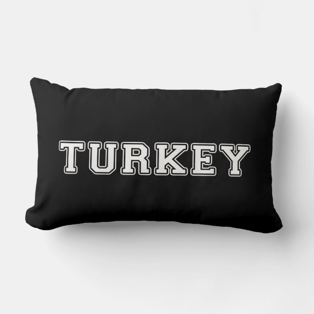 Turkey Lumbar Pillow (Front)