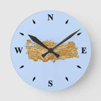 Turkey Map Clock