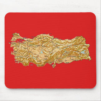 Turkey Map Mousepad