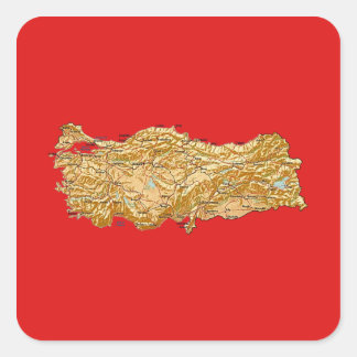 Turkey Map Sticker