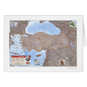 Turkey & Middle East Map 2002