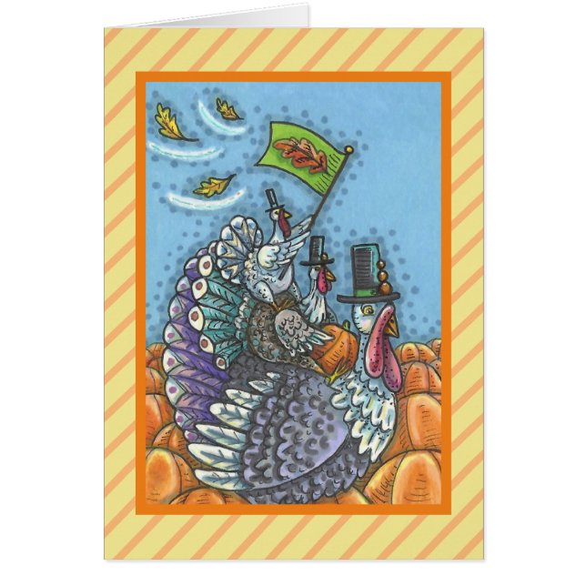 TURKEY NATION, UNITED HOLIDAY GREETING CARD B (Front)
