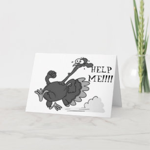 TURKEY NEEDS HELP TO WISH **HAPPY THANKSGIVING** HOLIDAY CARD