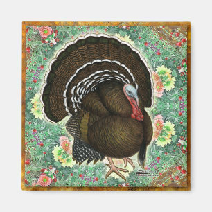 Turkey On the Greens Magnet