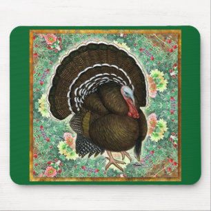 Turkey On the Greens Mouse Pad