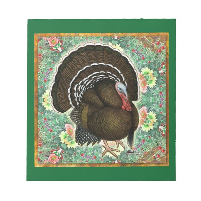 Turkey On the Greens Notepad (Front)