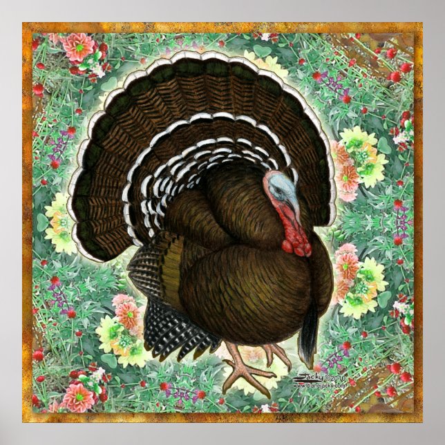 Turkey On the Greens Poster (Front)