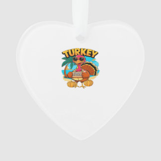 Turkey on Vacation in Jamaica Classic T-Shirt.png Ornament