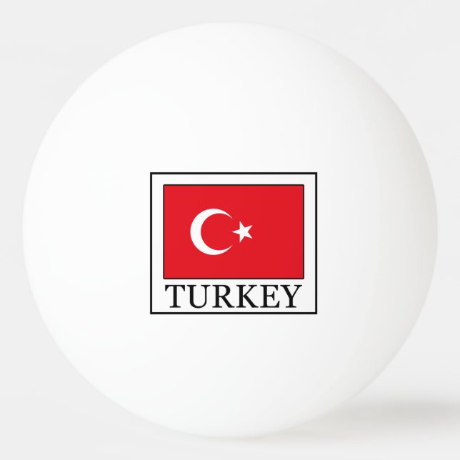 Turkey Ping Pong Ball (Front)