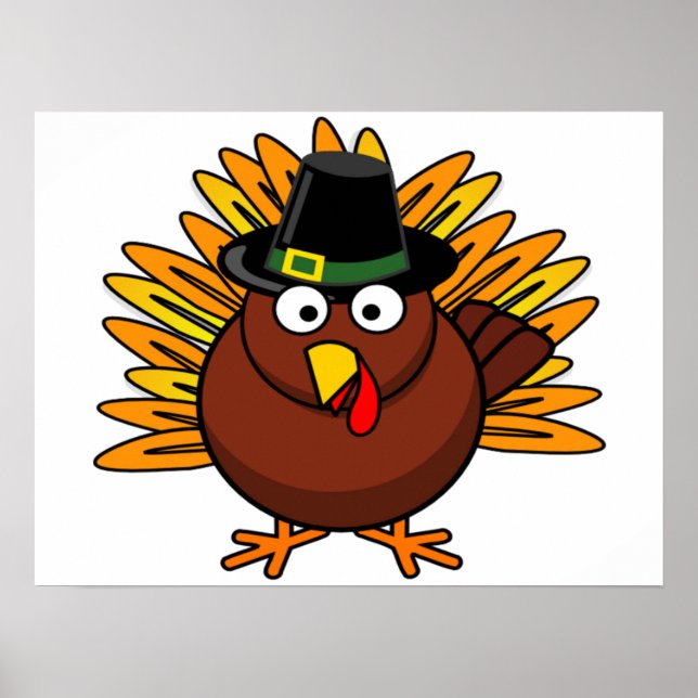 Turkey Poster for Holiday Decoration Customize (Front)