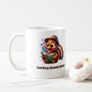 Turkey Reads Best Coffee Mug