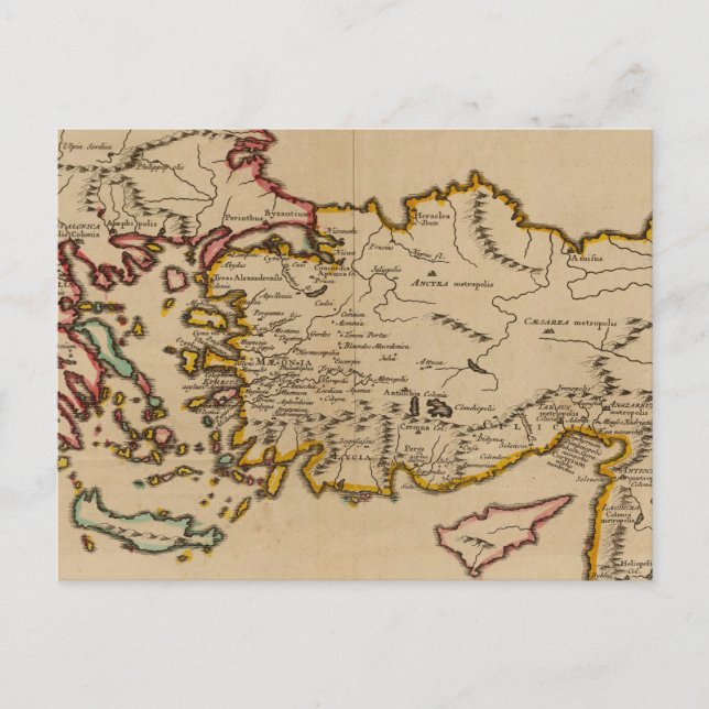 Turkey, Rome, Greece Postcard (Front)