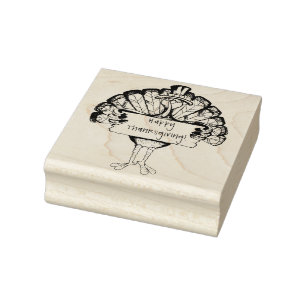Turkey Rubber Stamp