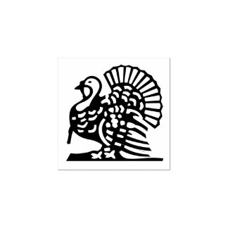"Turkey" Rubber Stamp