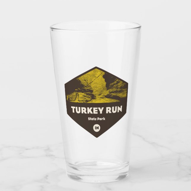 Turkey Run State Park Indiana Glass (Front)