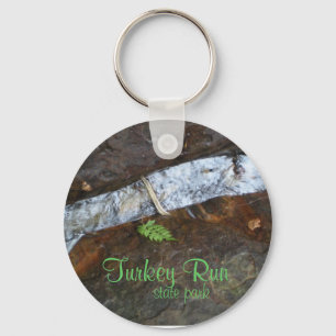 Turkey Run state park Keychain