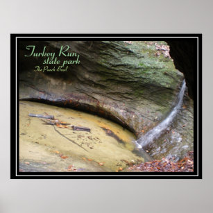 Turkey Run State Park, Punch Bowl Poster