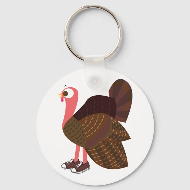 Turkey Runner Keychain (Front)