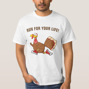 Turkey Running for It's Life T-Shirt