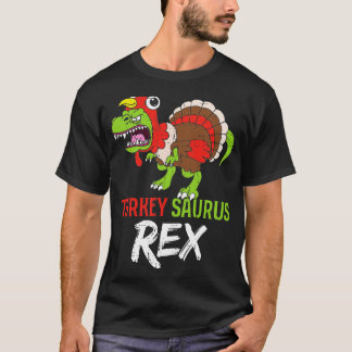 Turkey Saurus Rex Funny Dinosaur TRex Thanksgiving T-Shirt