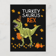 Turkey Saurus Rex Thanksgiving Dinosaur