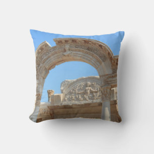 Turkey, Selcuk Ancient City Ephesus Throw Pillow