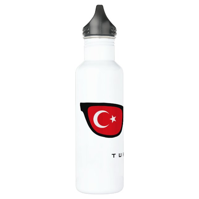Turkey Shades custom water bottles (Left)