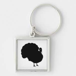 Turkey Silhouette Keychain