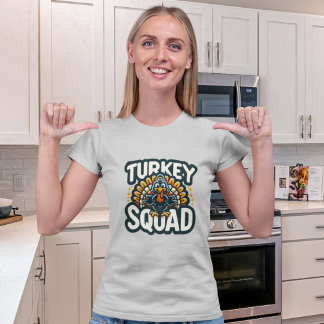 Turkey Squad, Fun Thanksgiving T-Shirt