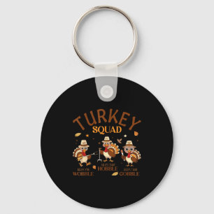 Turkey Squad Ot Pt Slp Occupational Therapy Thanks Keychain