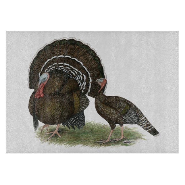 Turkey Standard Bronze Cutting Board (Front)