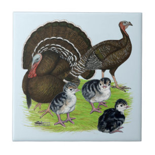 Turkey Standard Bronze Family Tile