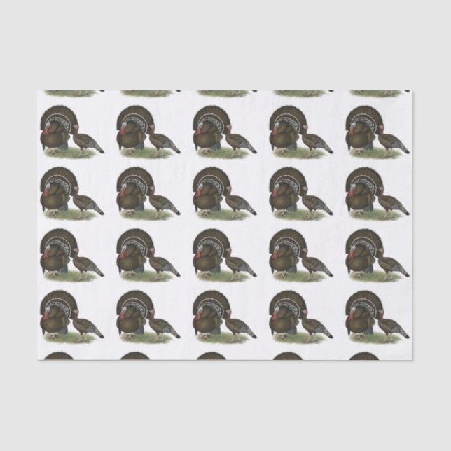 Turkey Standard Bronze Tissue Paper (Front)