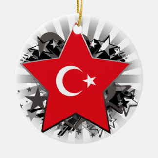 Turkey Star Ceramic Ornament