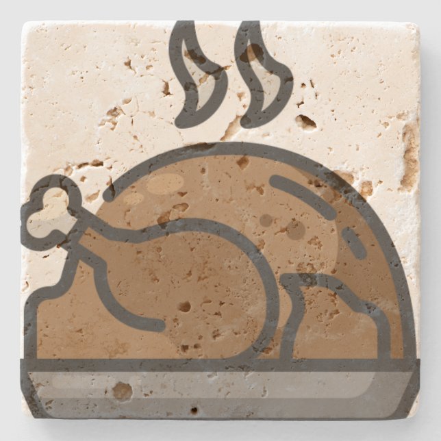 turkey stone coaster (Front)