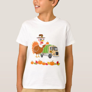 Turkey Sungles Driving Garge Truck Thanksgiving Tu T-Shirt