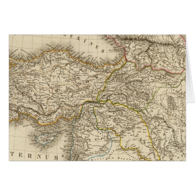 Turkey Syria map (Front Horizontal)