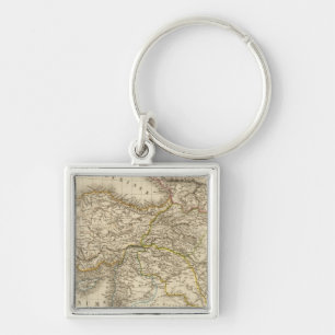 Turkey Syria map Keychain