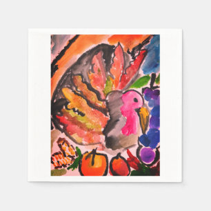 Turkey thank giving joy napkin