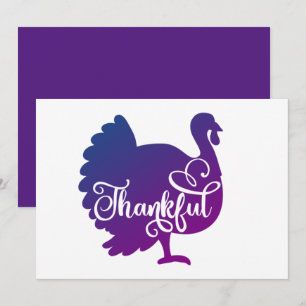 Turkey Thankful Invitation