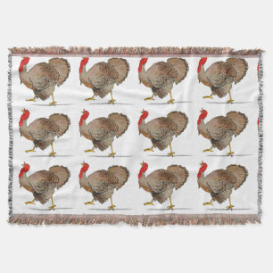 Turkey Throw Blanket