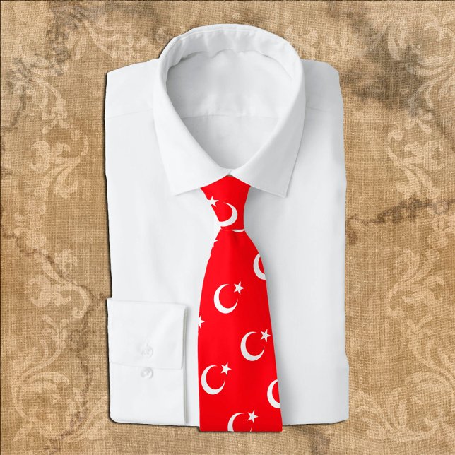 Turkey Ties, fashion Turkish Flag, business Tie (Creator Uploaded)