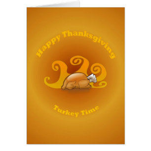 Turkey Time - Thanksgiving Dinner Invitation