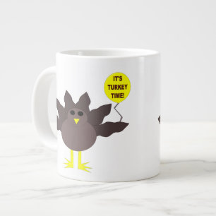 Turkey Time Thanksgiving Mug