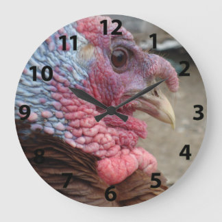 Turkey Tom Large Clock