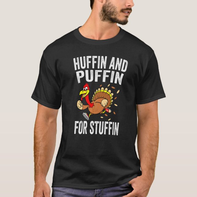 Turkey Tro Kids Thanksgiving Turkey Running Costum T-Shirt (Front)